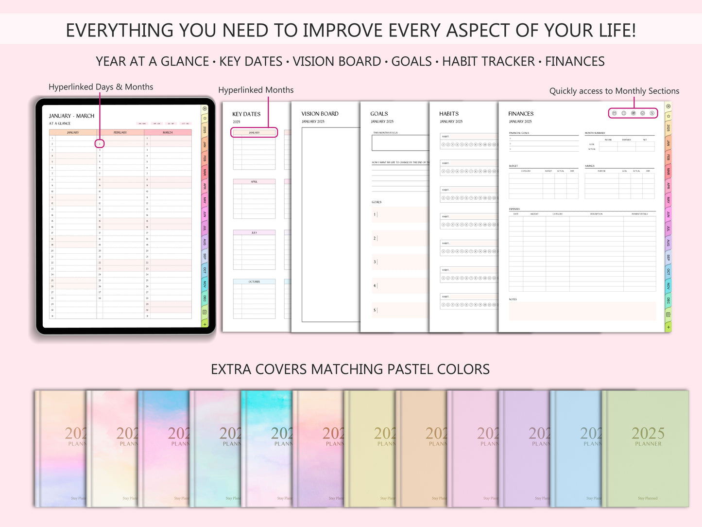 Planner Digital 2025 (Versión Inglés)