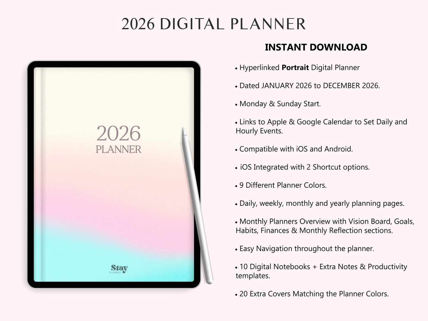 2026 Digital Planner (Inglés)