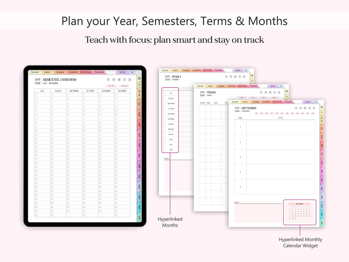 Teacher Digital Planner 2025 - 2026 (INGLÉS)