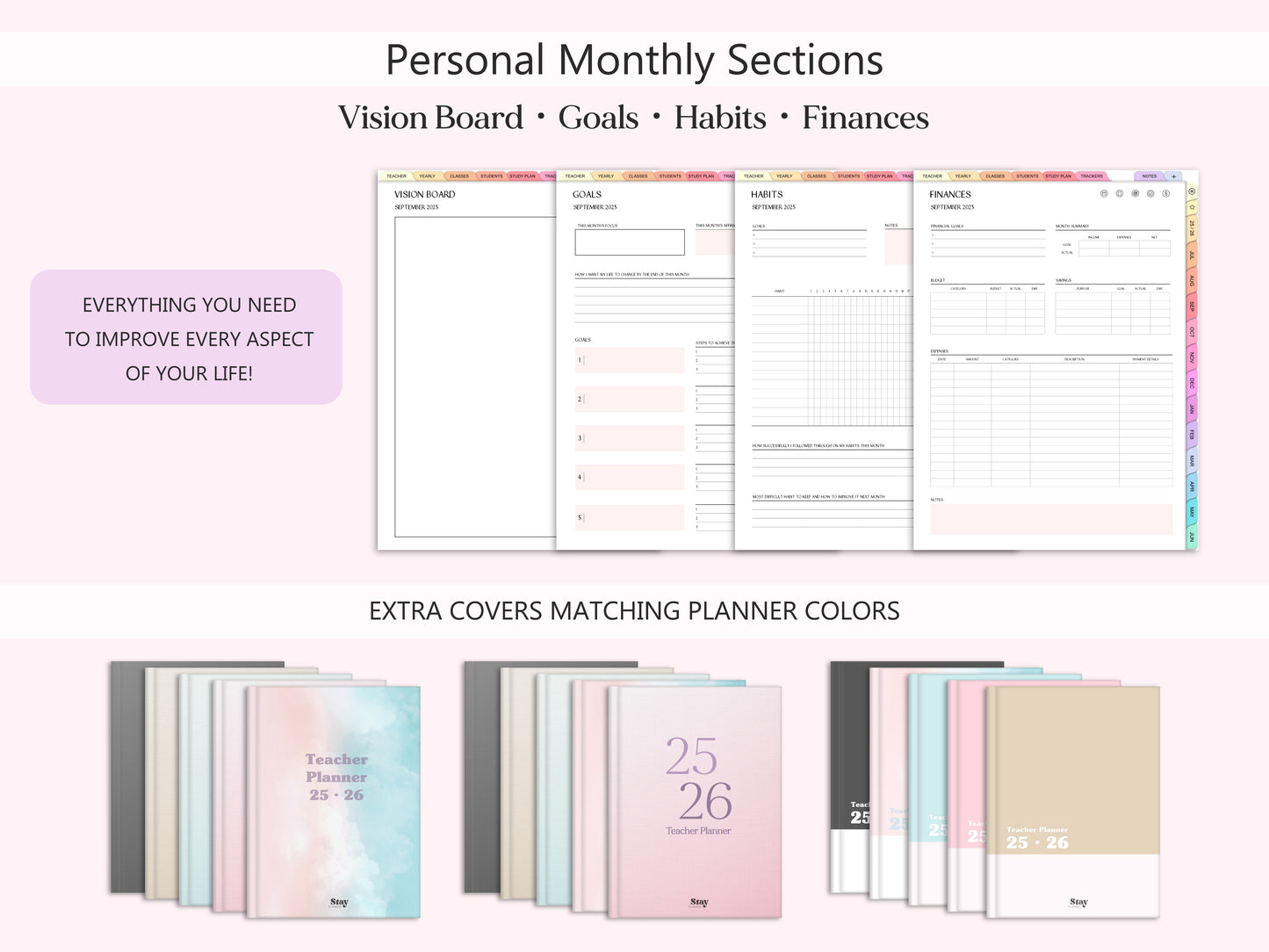Teacher Digital Planner 2025 - 2026 (INGLÉS)