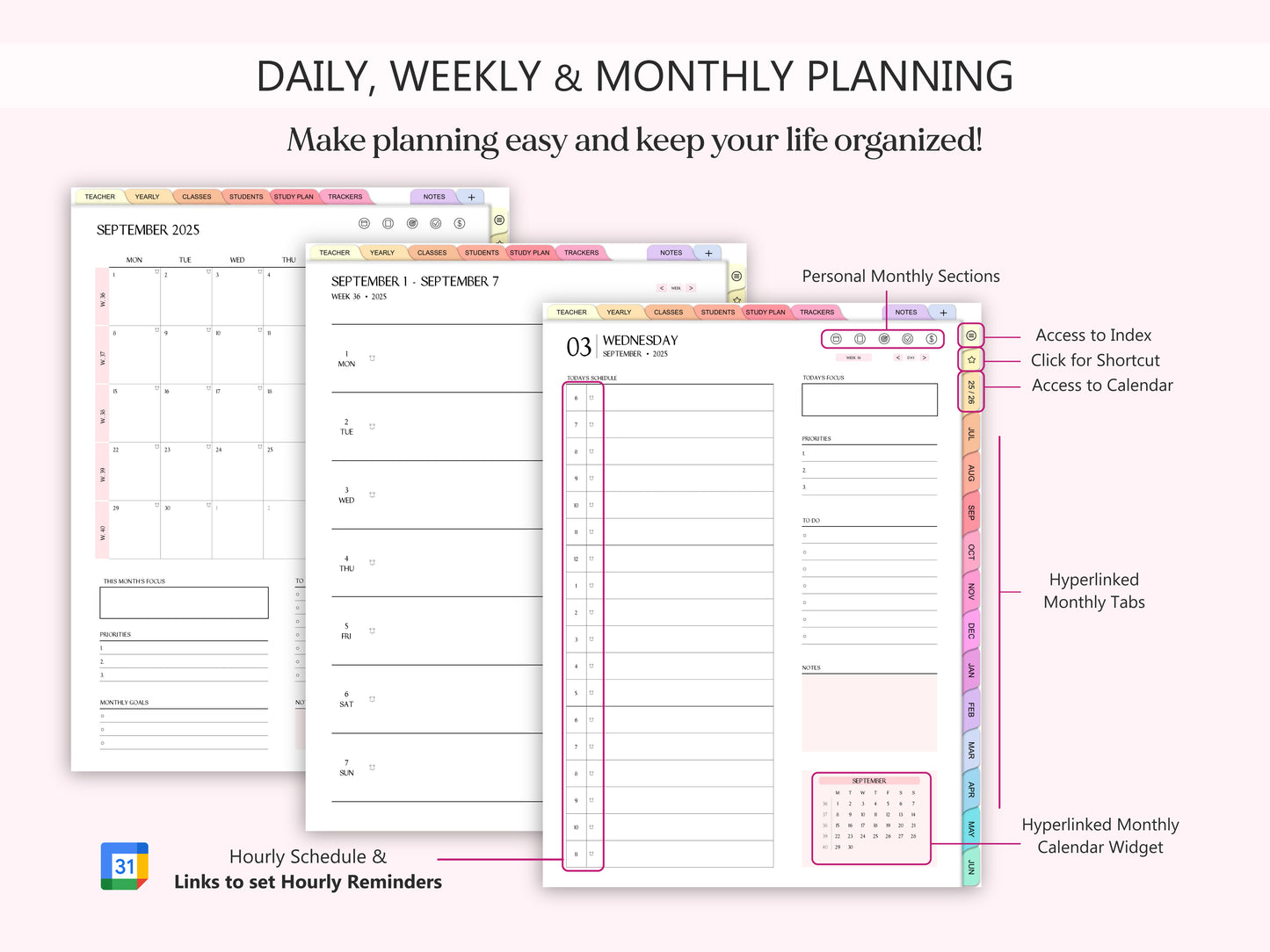 Teacher Digital Planner 2025 - 2026 (INGLÉS)