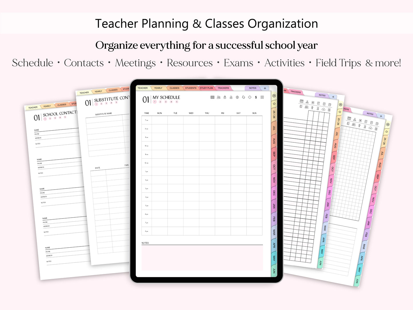 Teacher Digital Planner 2025 - 2026 (INGLÉS)