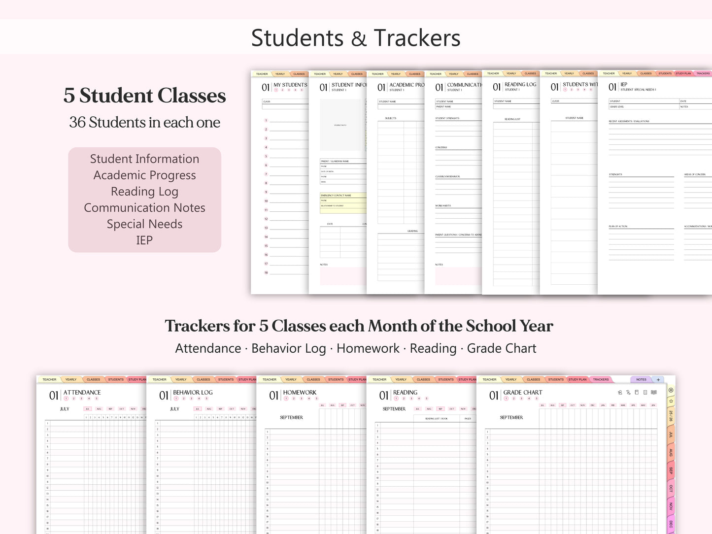 Teacher Digital Planner 2025 - 2026 (INGLÉS)