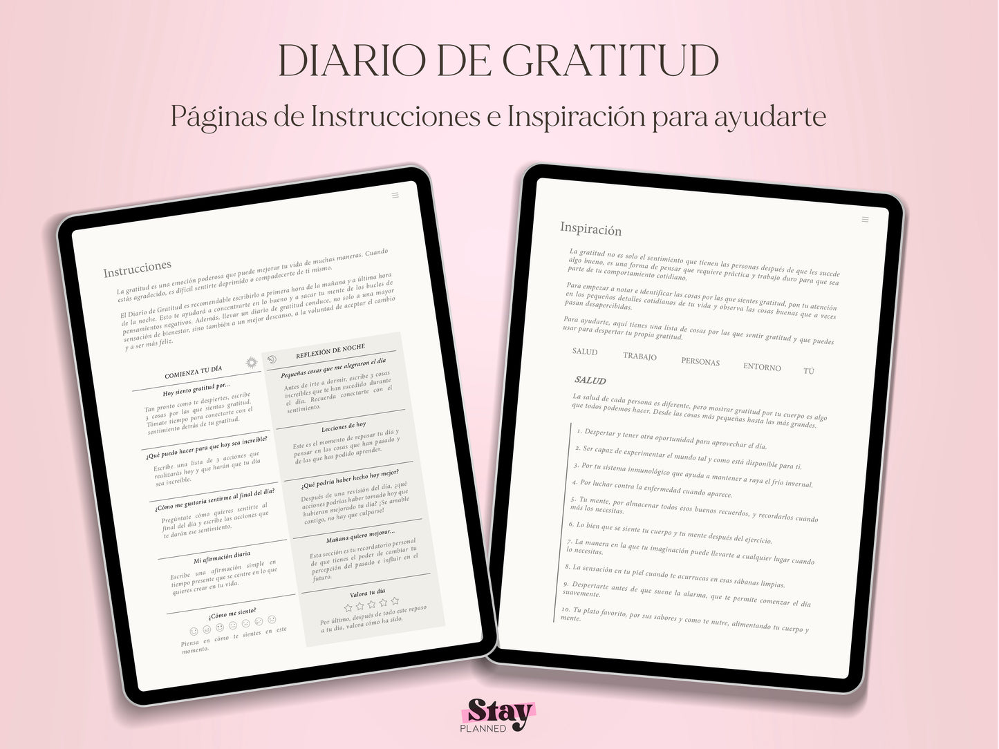 Diario de Gratitud Digital en Español