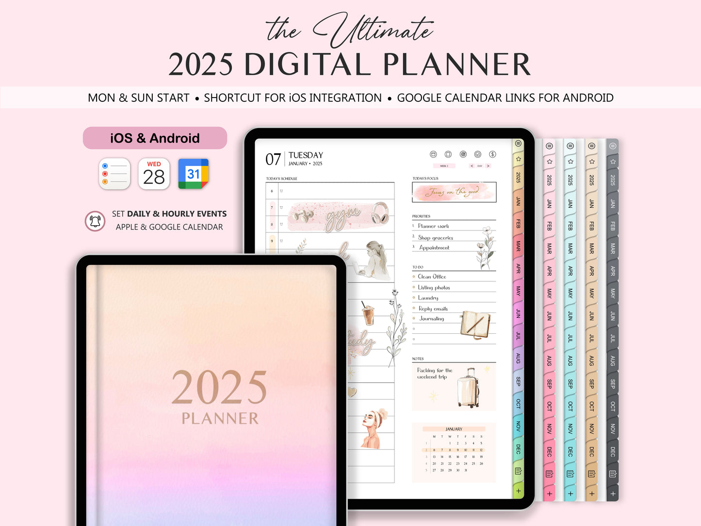 Planner Digital 2025 (Versión Inglés)