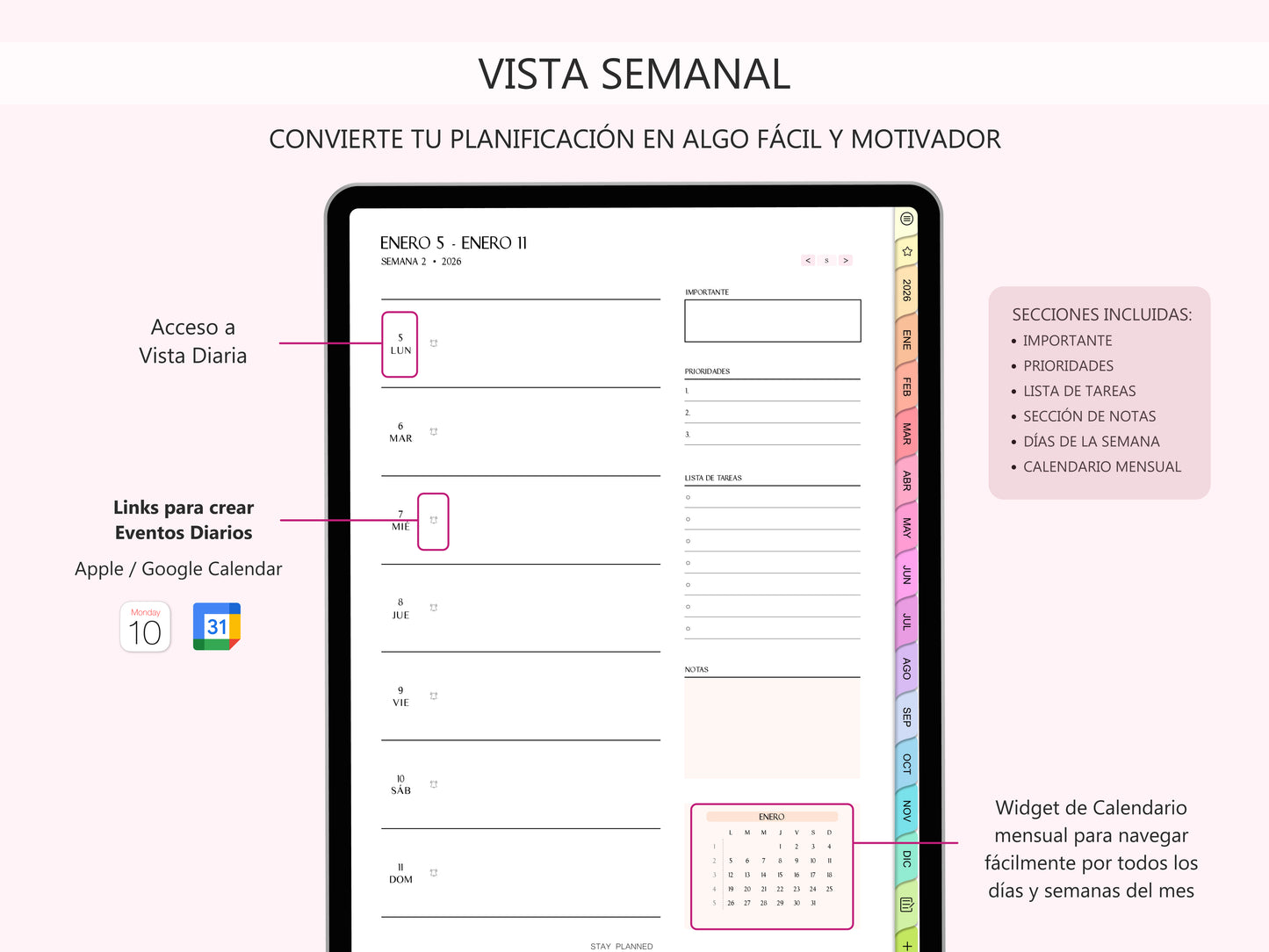 PACK Agenda Digital 2025 + 2026 (Español)