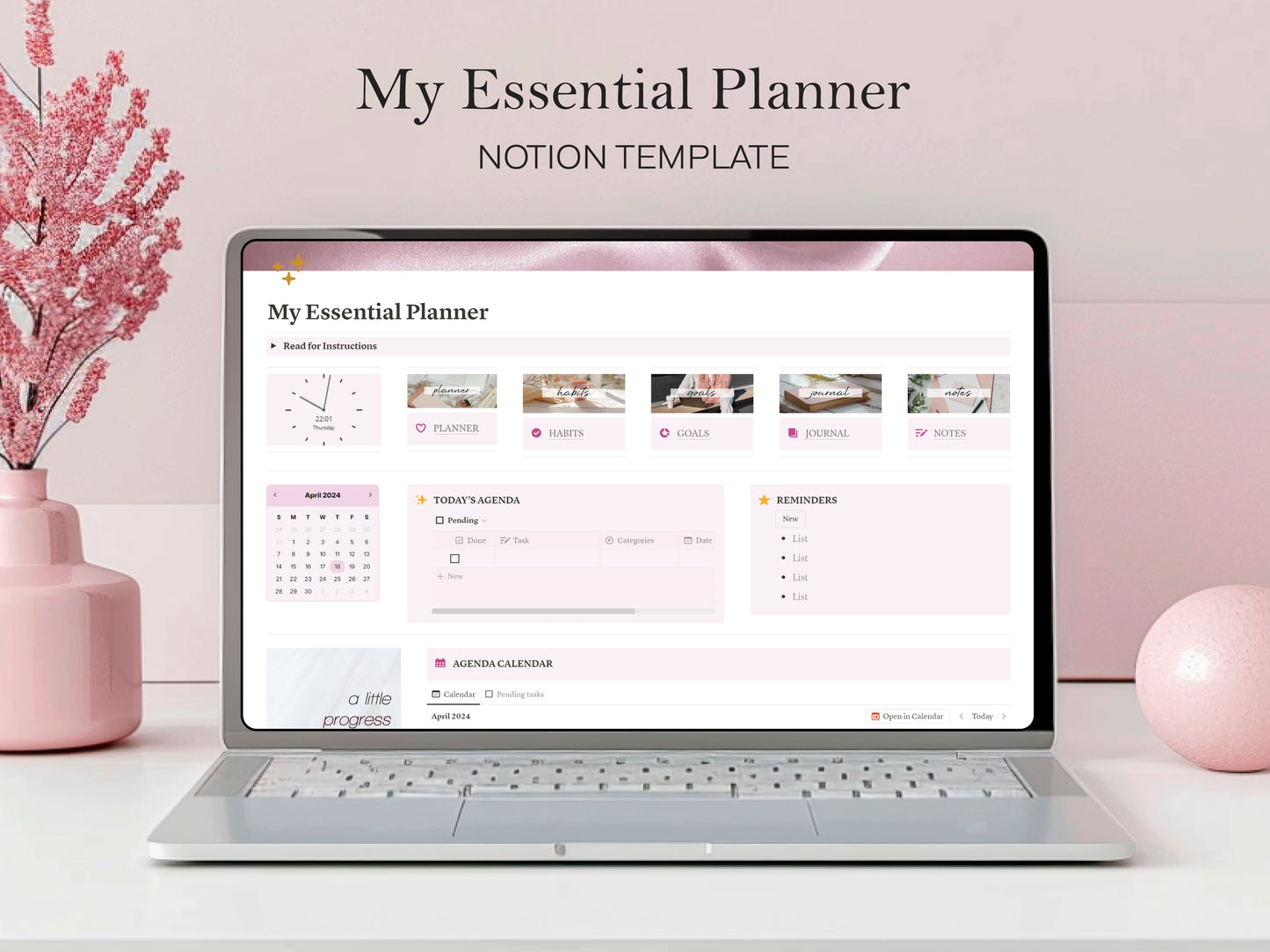 My Essential Planner ✦ Plantilla Notion ✦ Eleva tu Productividad