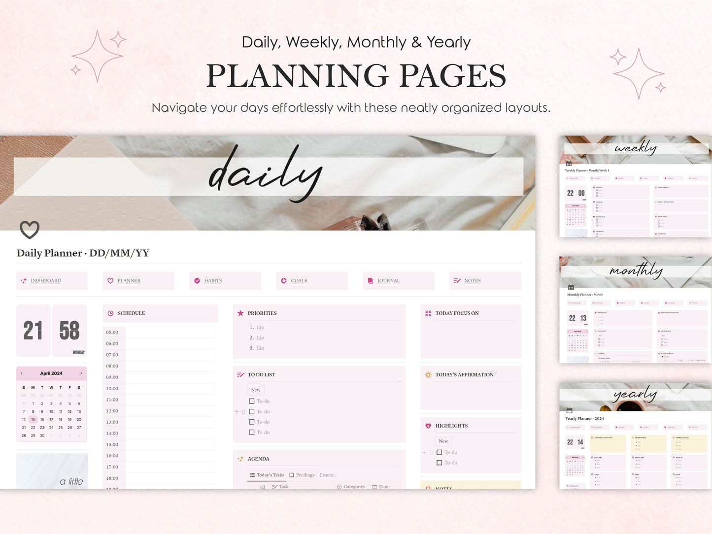 My Essential Planner ✦ Plantilla Notion ✦ Eleva tu Productividad