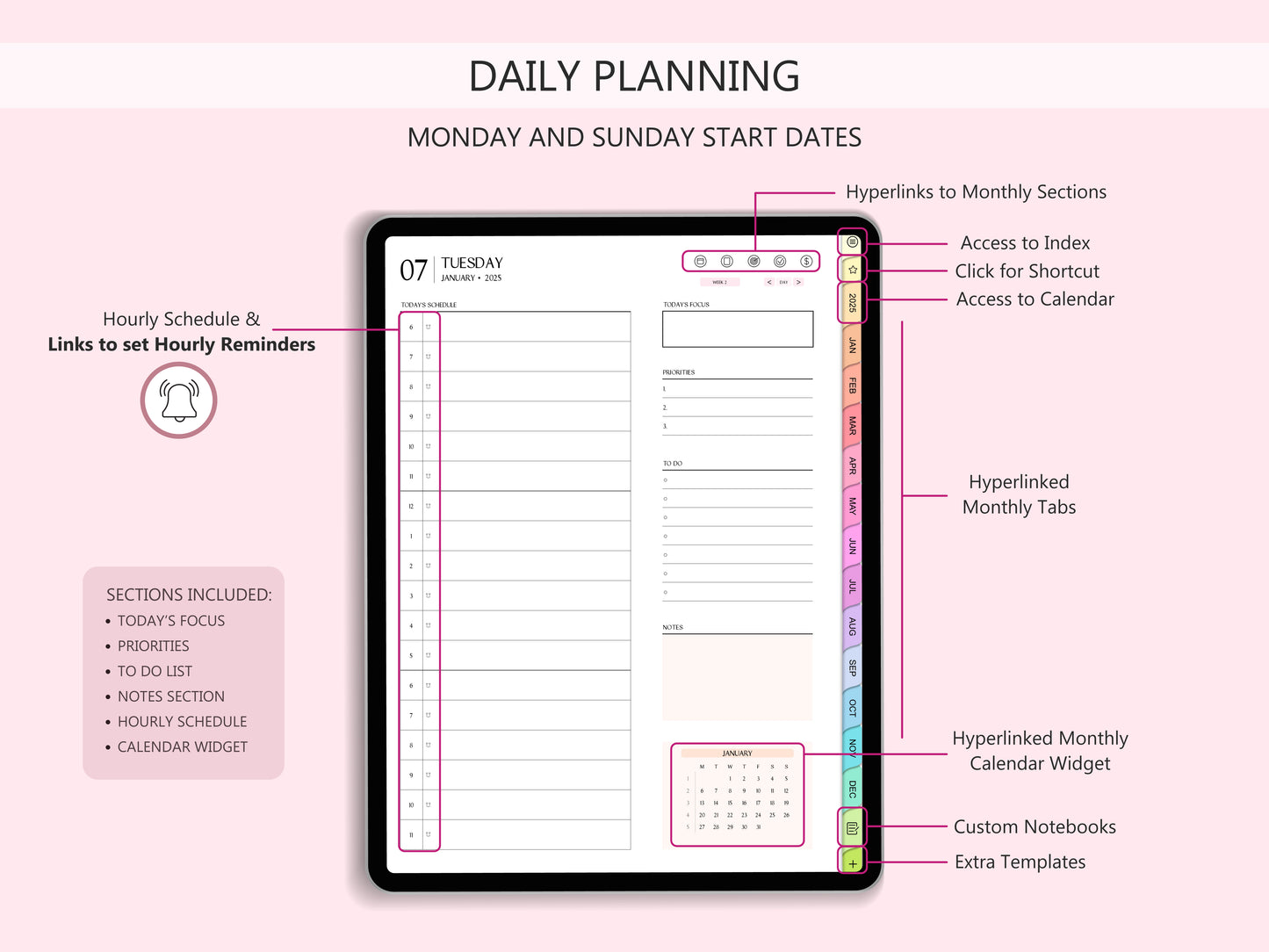 Planner Digital 2025 (Versión Inglés)
