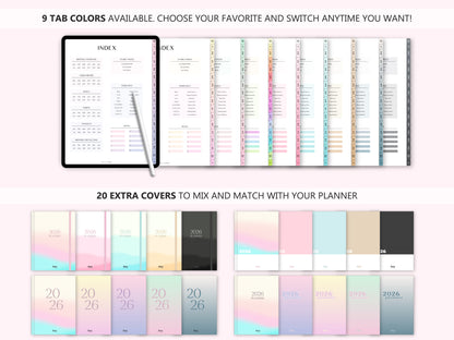 BUNDLE Digital Planner 2025 + 2026 (Inglés)