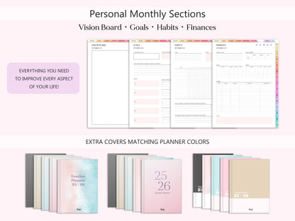 Teacher Digital Planner 2025 - 2026 (INGLÉS)