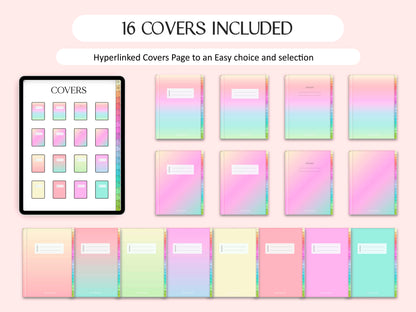 Libreta Digital 20 Secciones + Digital Stickers Notes