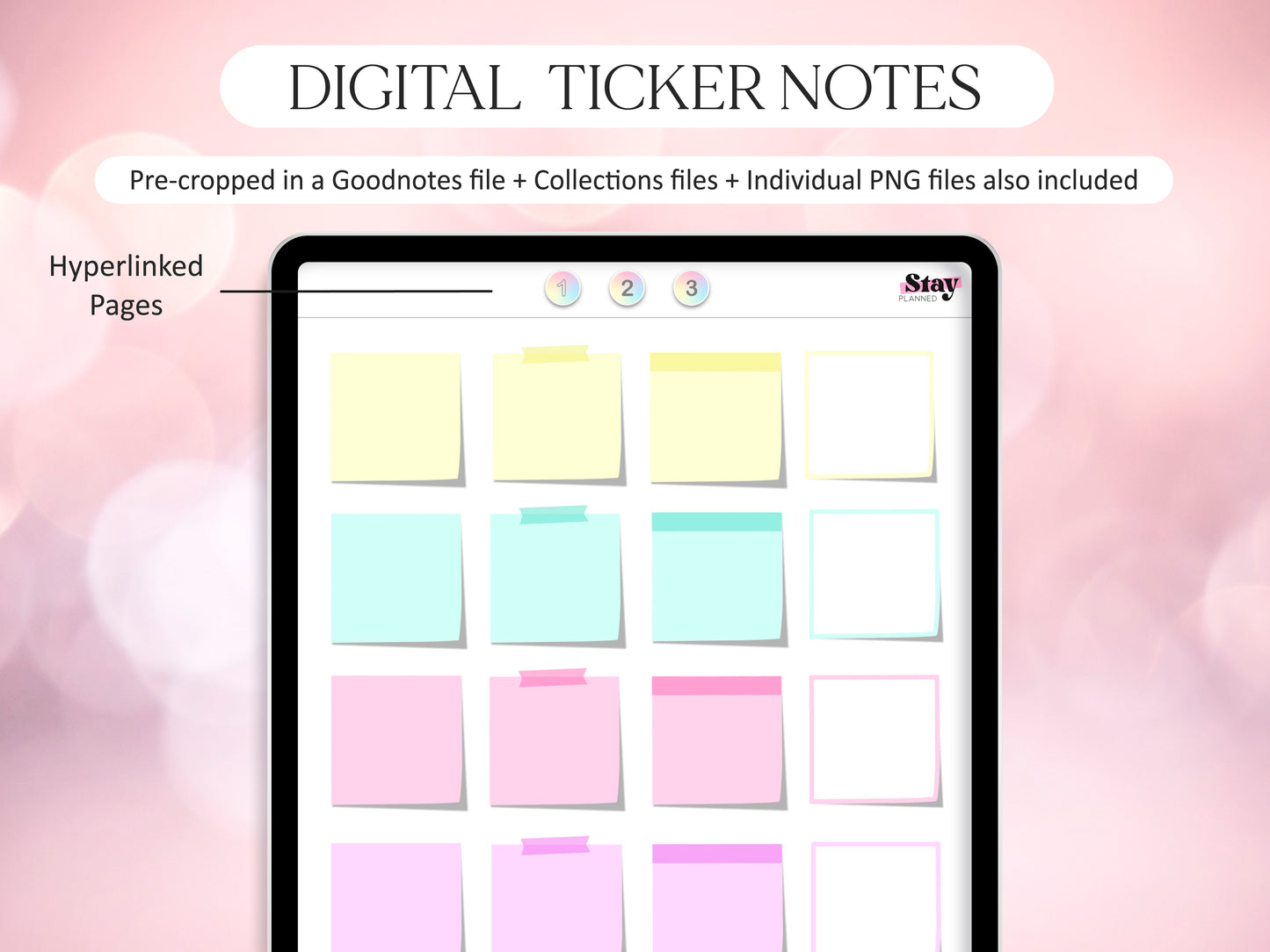 Digital Stickers Notes