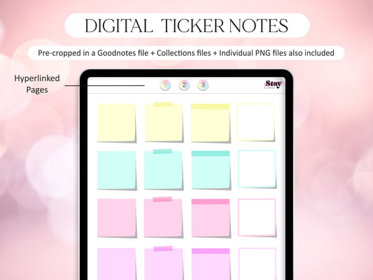 Digital Stickers Notes