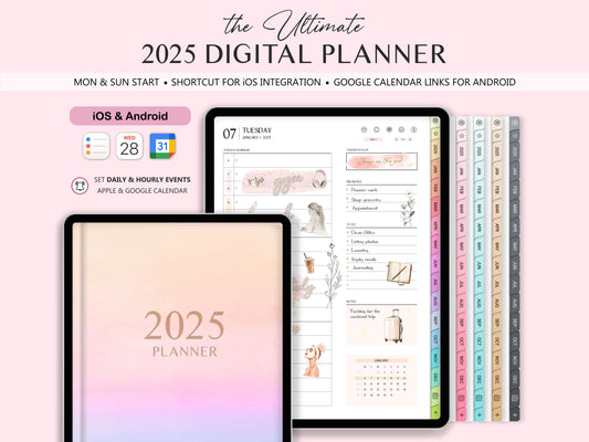 Planner Digital 2025 (Versión Inglés)