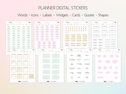 PLANNER DIGITAL STICKERS
