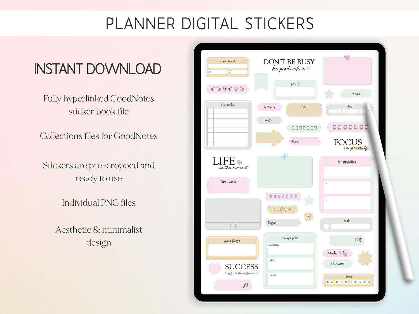 PLANNER DIGITAL STICKERS