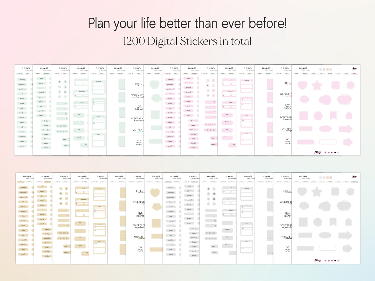 PLANNER DIGITAL STICKERS