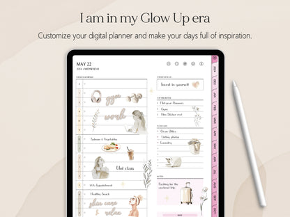 GLOW UP DIGITAL STICKERS