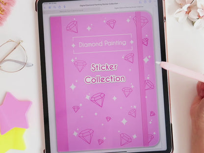 Digital Diamond Painting Stickers